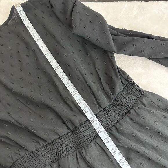 Amazon black eyelet maxi dress size L - Picture 11 of 11